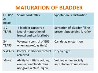 Disorders of micturation (sreemayee) | PPTX
