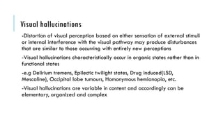 Lsd Perception Distortion Example Comprehensive Overview of Disorders of Perception in Psychiatry | PPTX