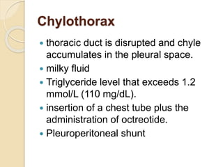 Disorders of pleura | PPTX