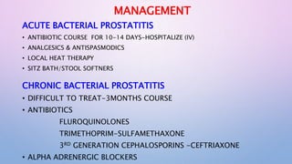 DISORDERS OF PROSTATE.pptx
