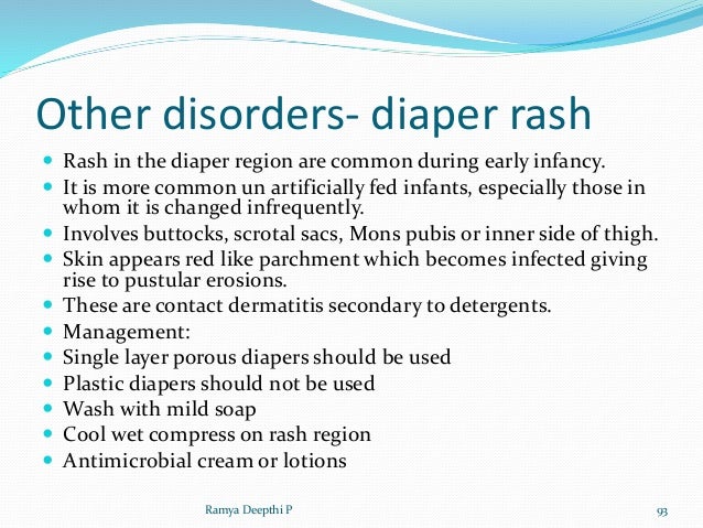 Disorders of skin in children
