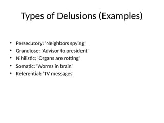 Disorders_of_Thought_SIMSFISH.pptx Psychiatry | PPTX