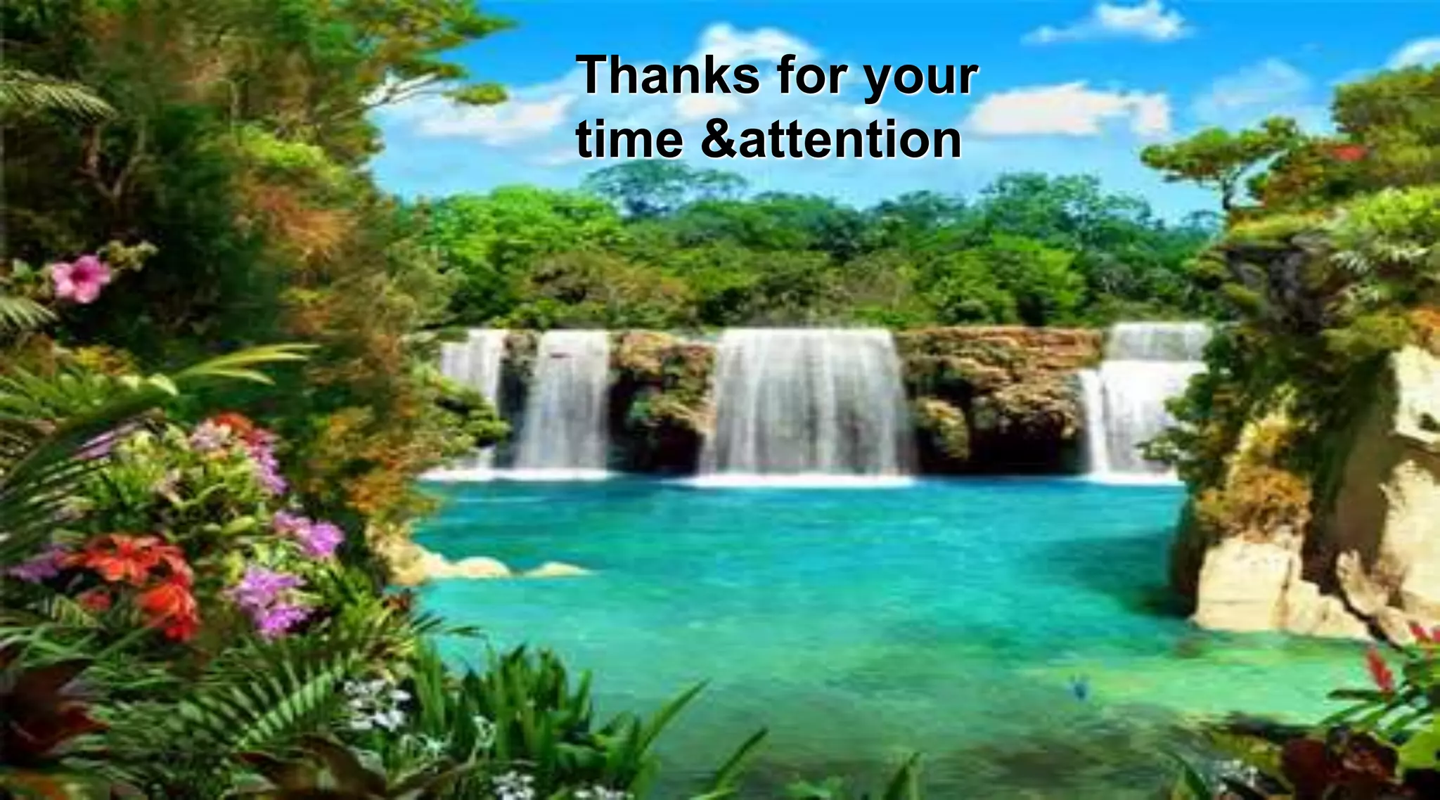 Thanks for your
time &attention
 