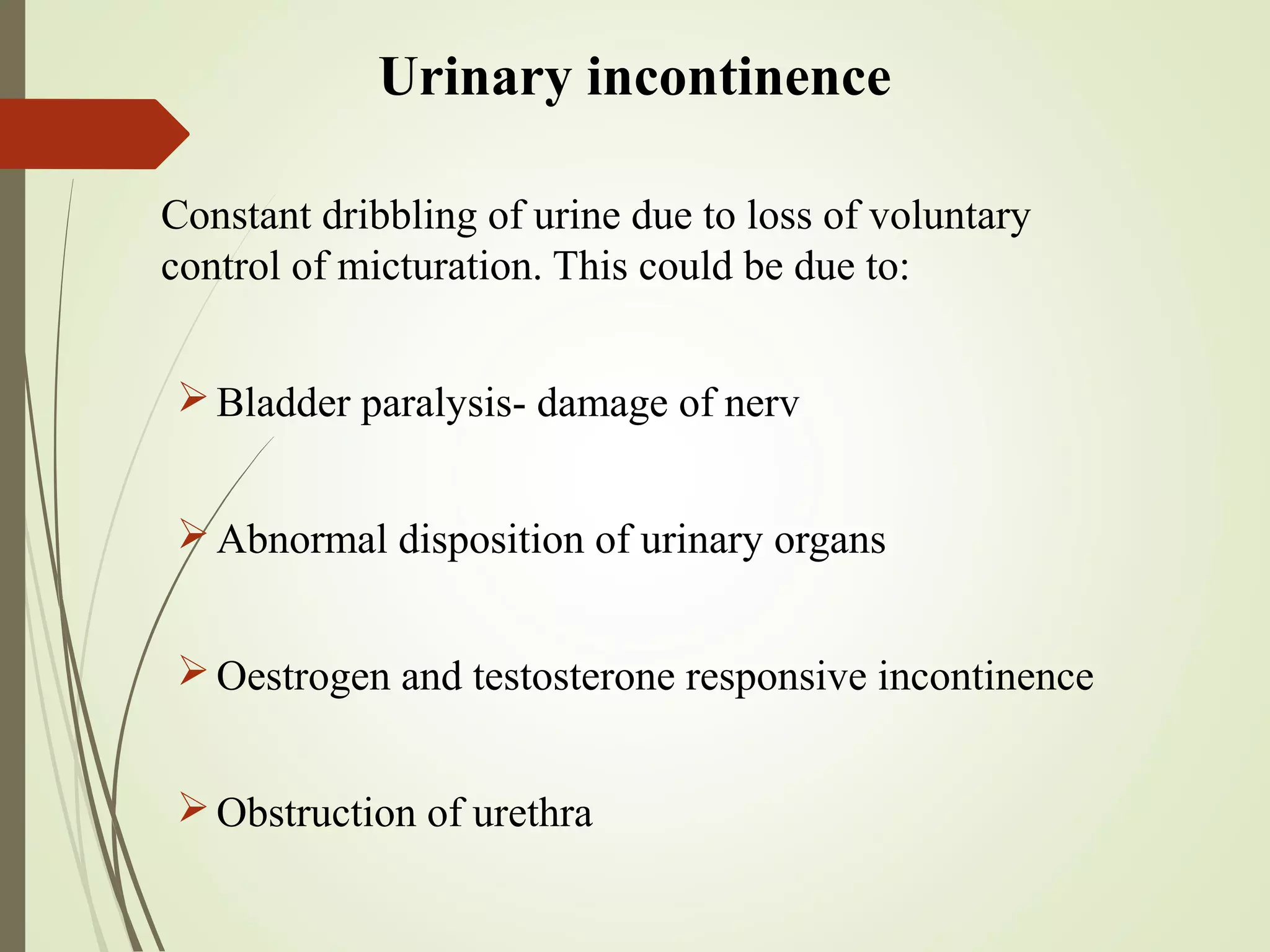 Disorders of urinary system | PPT