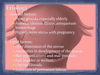 Pre Labour disordersofuterinecontractionprecipitatelabourprematurelabourandprolong ...