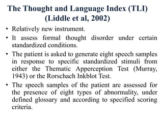 Disorders Stream of Thought | PPTX
