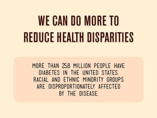 We Can Do More To Reduce Disparities