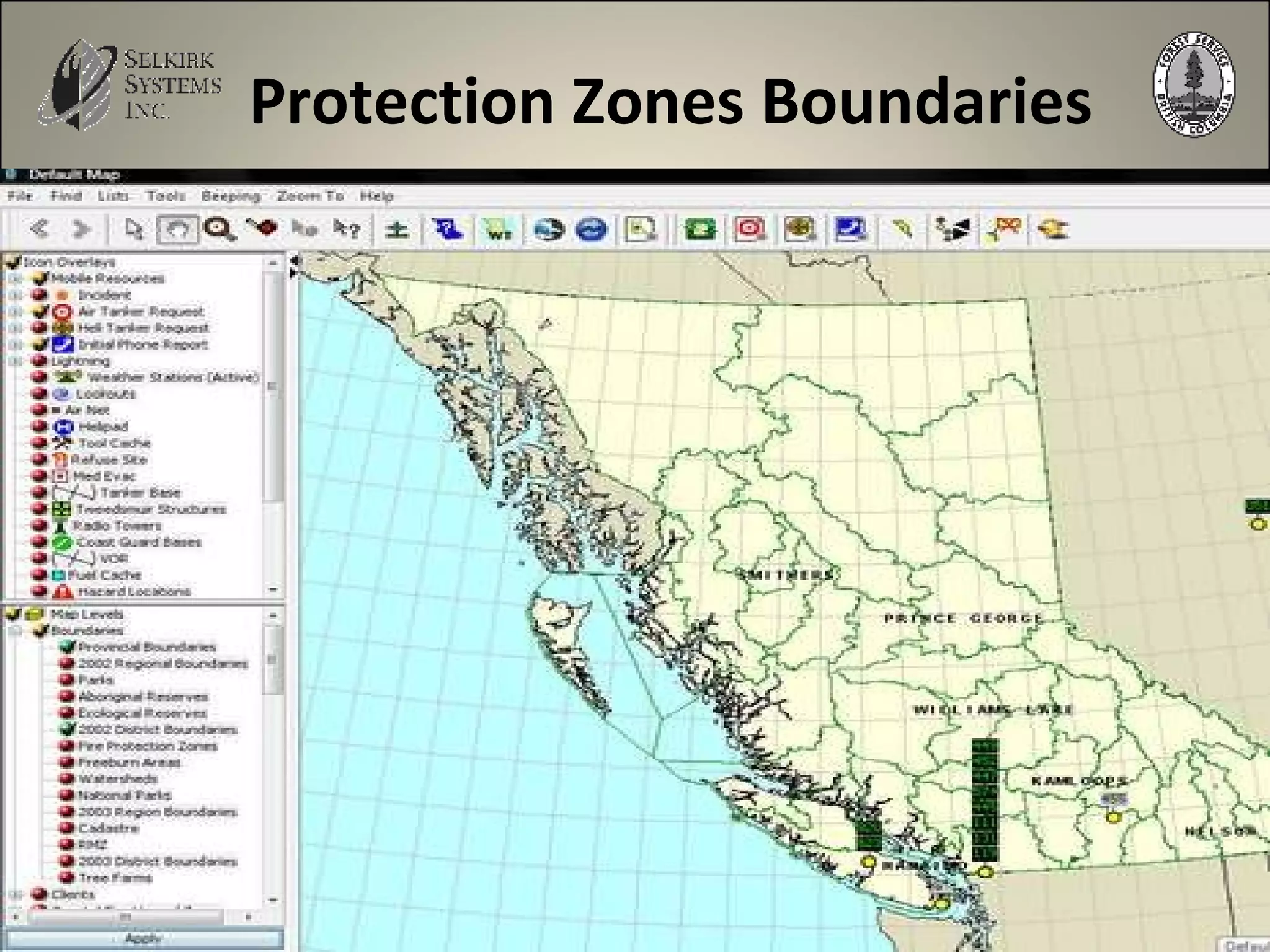 Protection Zones Boundaries 