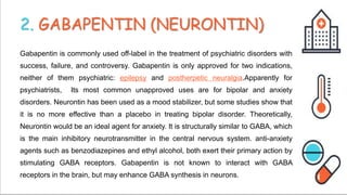 gabapentin mostly used for