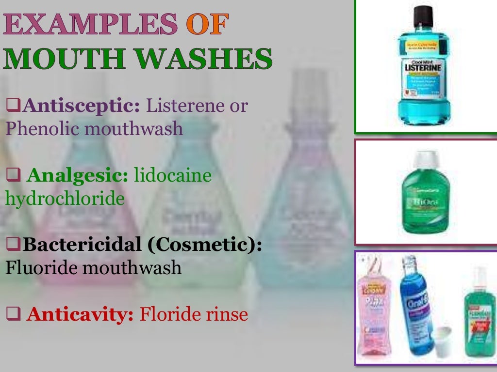 mouthwash, gargle, throat paint