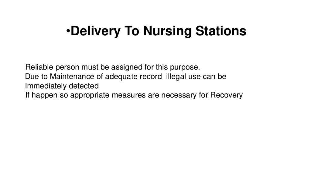 Dispensing of controlled substances