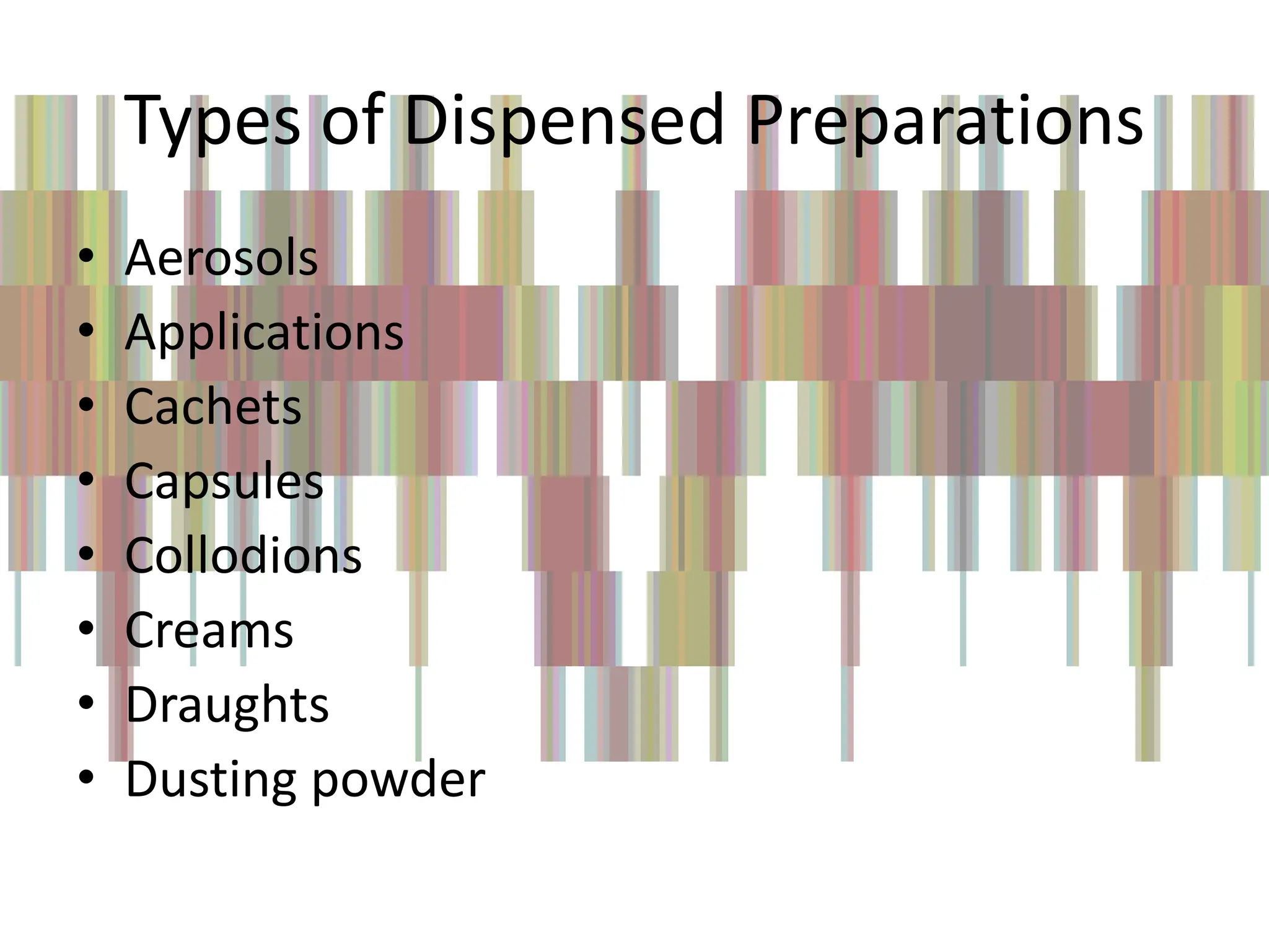Pharmaceutical Dispensing Practice I pdf PPT