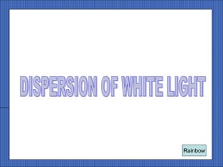 The phenomenon by which a ray of light splits into its
constituent colours when 00is passed through a
                    ...
