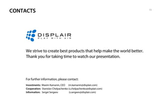 Displair - interactive air touch-screen