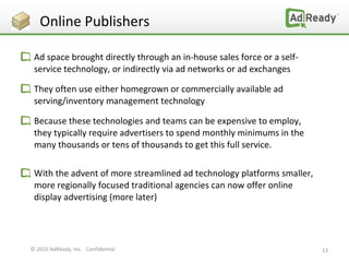 Display Ad Ecosystem 3 16 10 J L | PPT