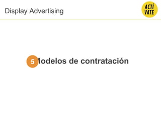 Modelos de contratación
Display Advertising
5
 