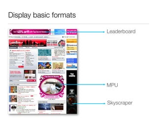 Display basic formats

                        Leaderboard




                        MPU


                        Skysc...