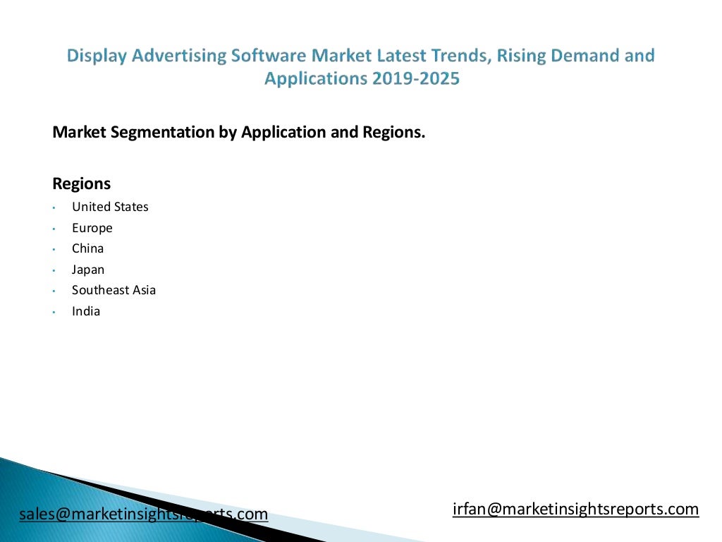 Display advertising software