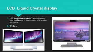 Display devices | PPTX | Consumer Electronics | Technology & Computing