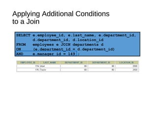 Displaying data from multiple tables | PPT