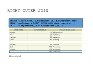 Displaying data from multiple tables | PPT