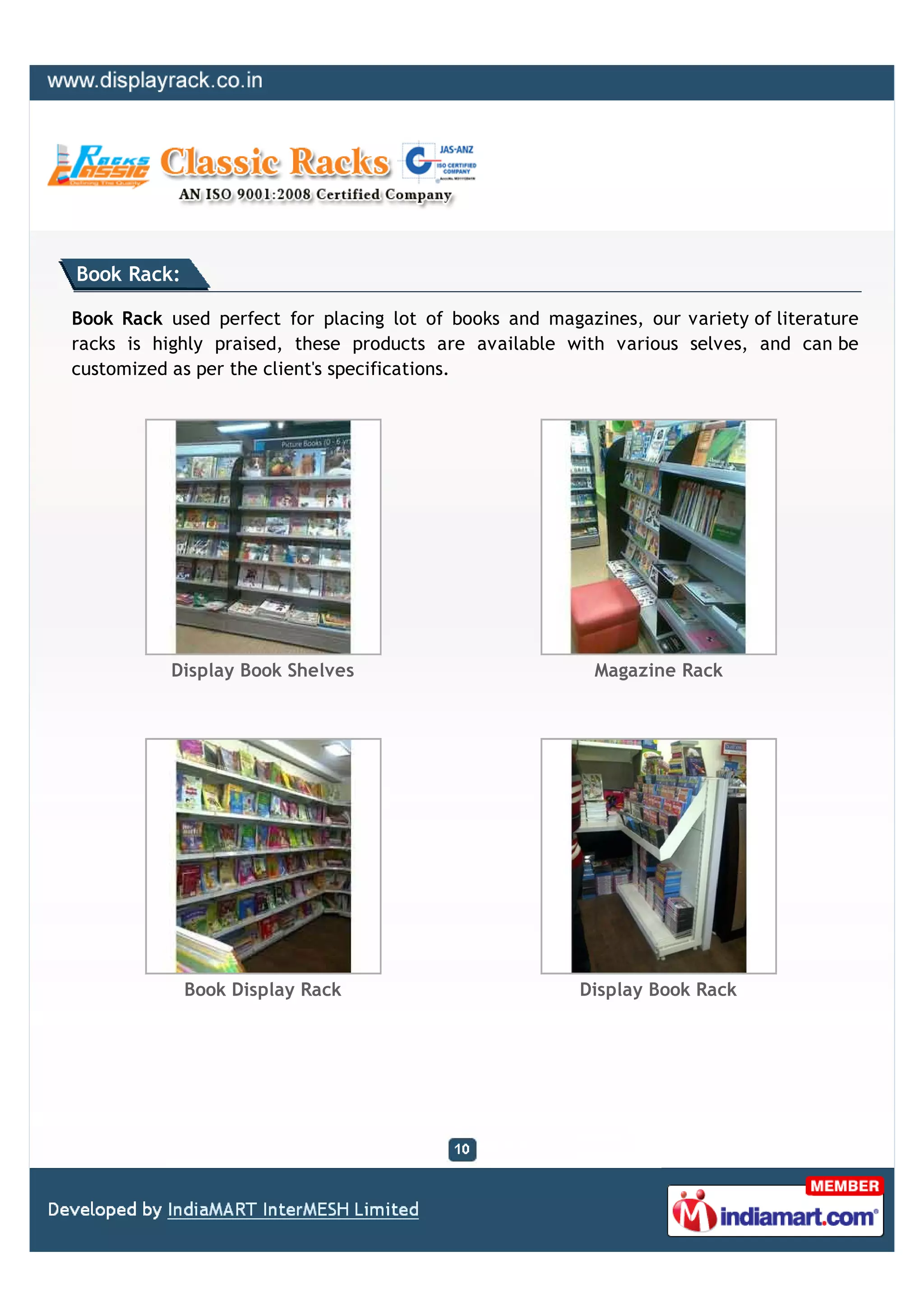 Classic Racks, New Delhi, Wall Racks | PDF | Retail Industry | Industries