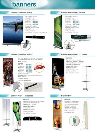 Displays for advertising