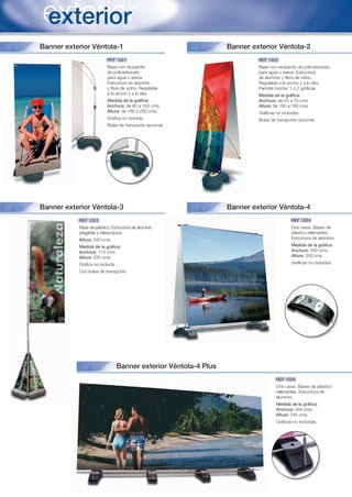 Displays for advertising