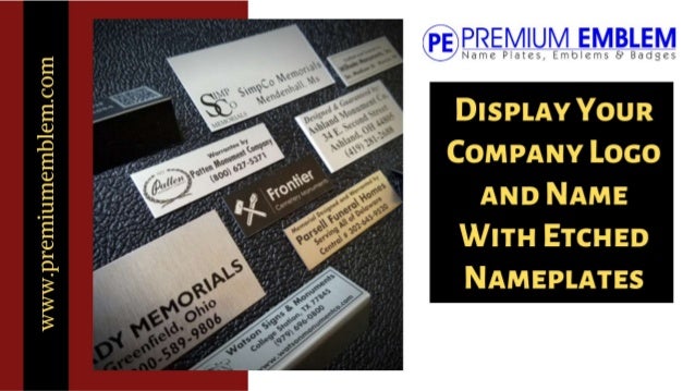 Improve The Identification Of Your Office Doors Custom Metal Namepl