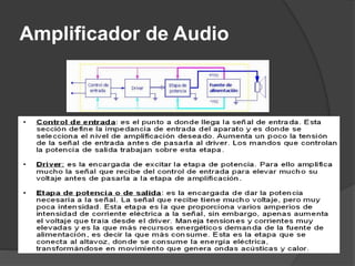 Amplificador de Audio
 
