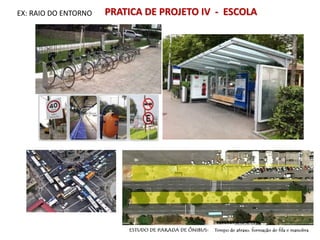 EX: RAIO DO ENTORNO PRATICA DE PROJETO IV - ESCOLA
 