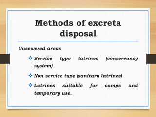 excreta disposal