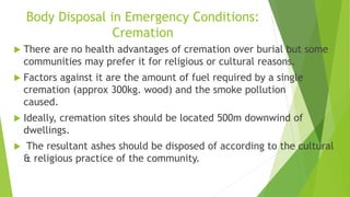Disposal of the Dead | PPTX
