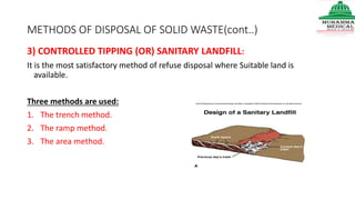 Disposal of waste | PPTX