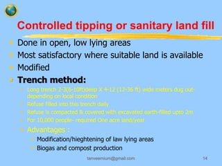 Controlling Tipping Disposal of waste | PDF