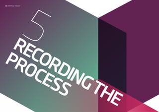 21 disposaltoolkit
5R
ecordingthe
process
 