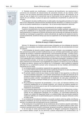 Disposiciones grales