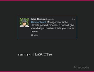 T W I T T E R : #LASCOT16
 