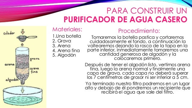 »Dispositivo Para Reutilizar Agua Contaminada