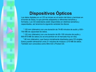Dispositivos De Almacenamiento