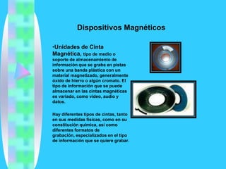 Dispositivos De Almacenamiento
