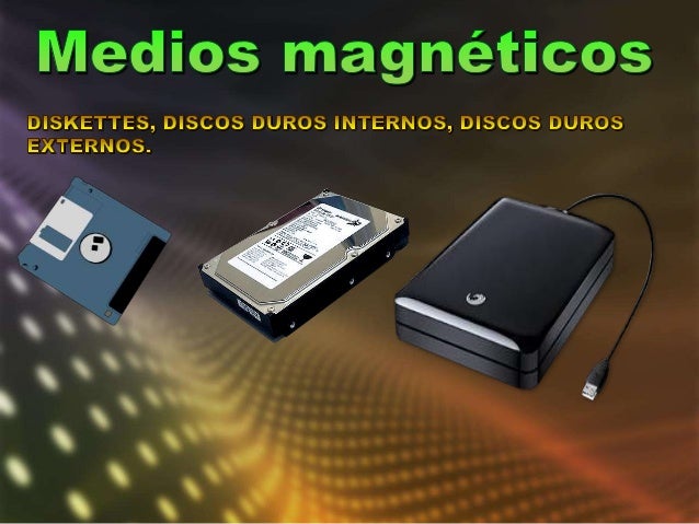Dispositivos de almacenamiento y caracteristicas