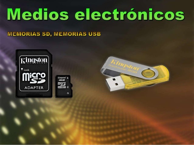 Dispositivos de almacenamiento y caracteristicas