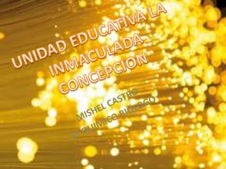 UNIDAD EDUCATIVA LA INMACULADA CONCEPCION MISHEL CASTRO 6º QUIMICO BIOLOGO 