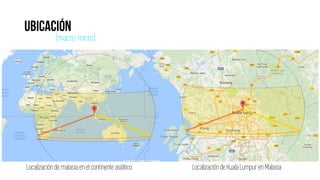 (macro-micro)
Localizaciónde malasiaen el continente asiático Localizaciónde Kuala Lumpur en Malasia
 