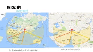 (macro-micro)
Localizaciónde India en el continente asiático Localizaciónde Gujarat en India
 