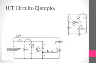 UJT, Circuito Ejemplo.
 