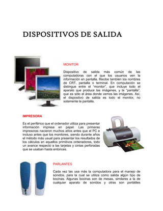 Dispositivos De Entrada