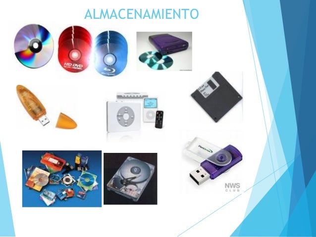 Dispositivos de entrada, proceso, salida y almacenamiento