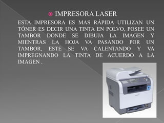 Dispositivos de salida del computador